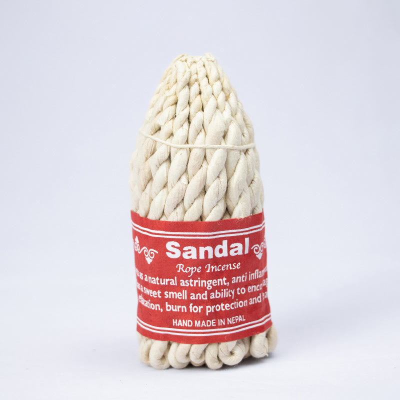 Buddha Stones Nepal Corda Incenso Purificante Guarigione Meditazione Incenso - Bastoncini di incenso al sandalo, 50 pezzi (10 cm ciascuno) - image 14