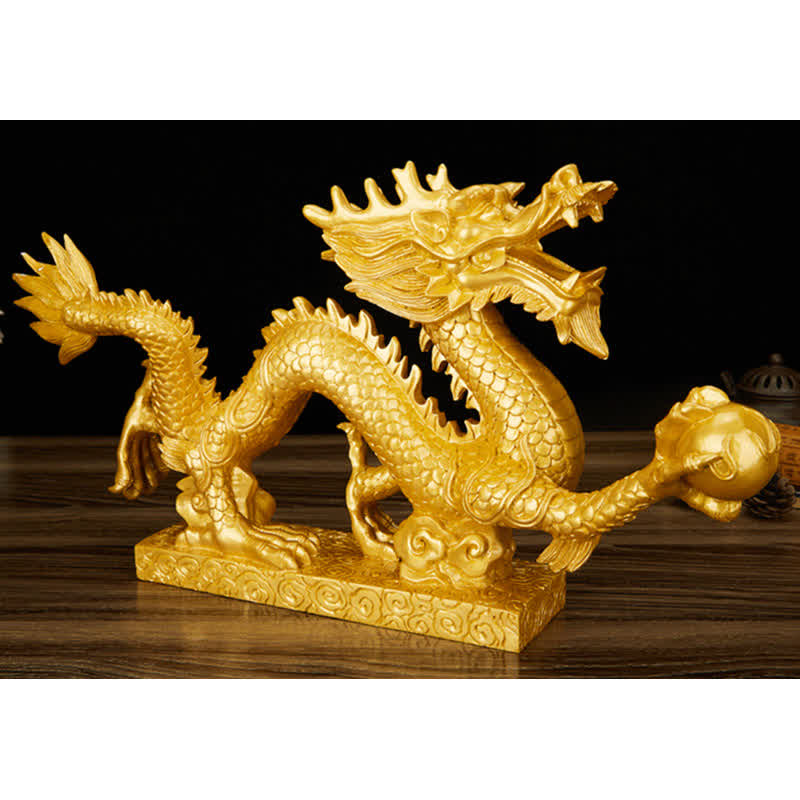 Buddha Stones Feng Shui Drago Nuvola di buon auspicio Ricchezza Fortuna Decorazione - image 7