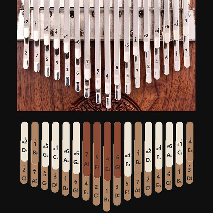 Kalimba 34 tasti pianoforte a pollice albero della vita design portatile dito marimba pianoforte