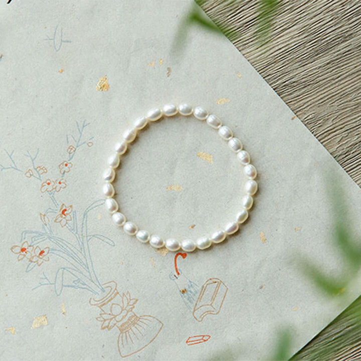Braccialetto di perline curative in perle naturali Buddha Stones