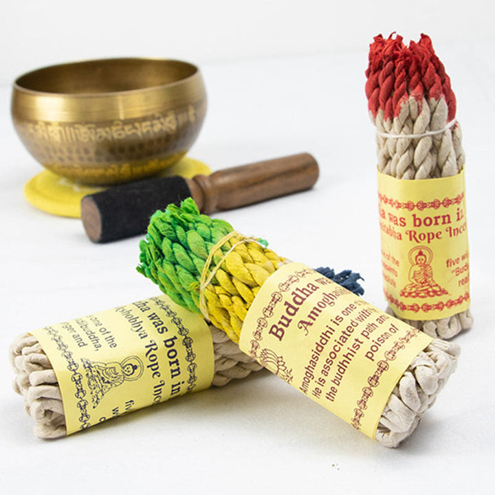 Buddha Stones Nepal Corda Incenso Purificante Guarigione Meditazione Incenso - image 12