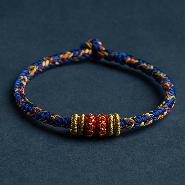Braccialetto intrecciato fatto a mano con Buddha Stones, portafortuna e forza, in Tibet. - image 4