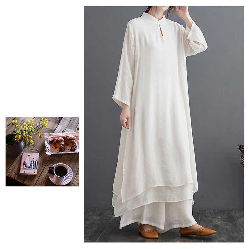 Set di abbigliamento da donna Buddha Stones dal motivo semplice per meditazione, preghiera, pratica spirituale Zen e yoga. - image 23