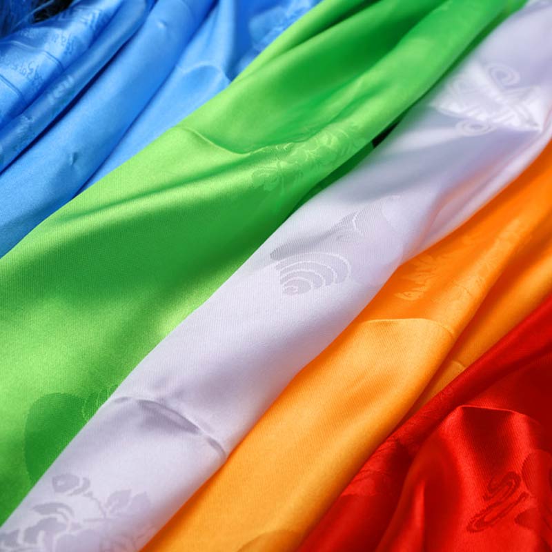 Decorazione Khata di 5 colori di buon auspicio della benedizione tibetana - image 17