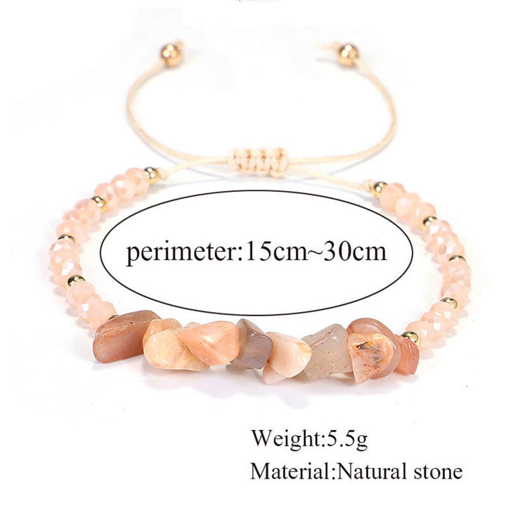 Braccialetto lavorato a maglia Buddha Stones Ametista Purify