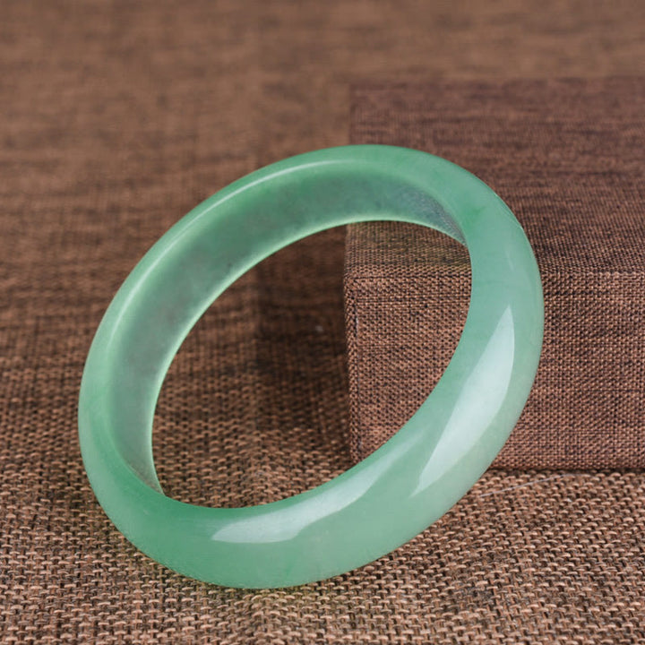 Braccialetto Buddha Stones Natural Jade Luck Healing Prosperity Bangle - image 3