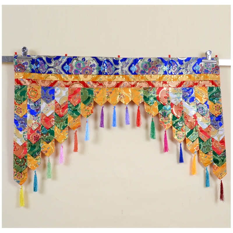 Tenda tibetana a cinque colori, tenda da preghiera, tenda da meditazione, tenda di guarigione