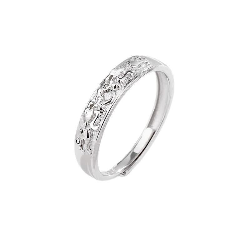Anello di coppia regolabile Buddha Stones 925 Sterling Silver PiXiu Balance - Uomini - image 5