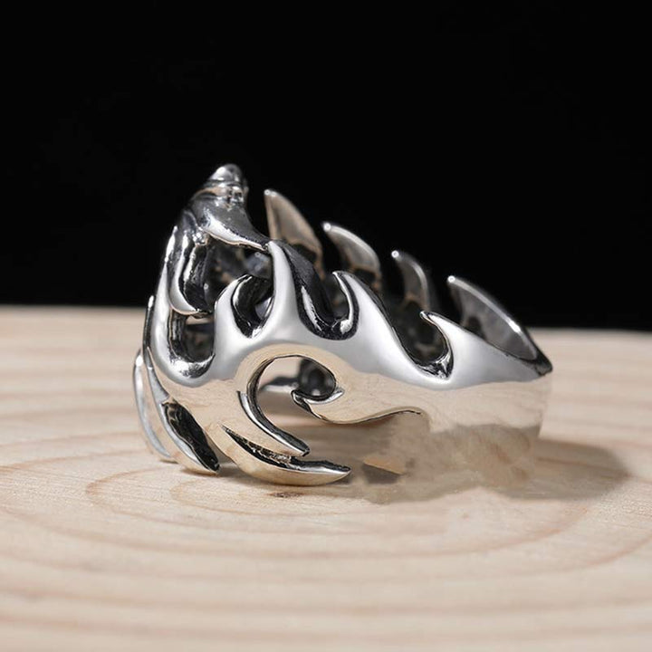 Anello regolabile con motivo a drago Buddha Stones, protezione e forza - image 12