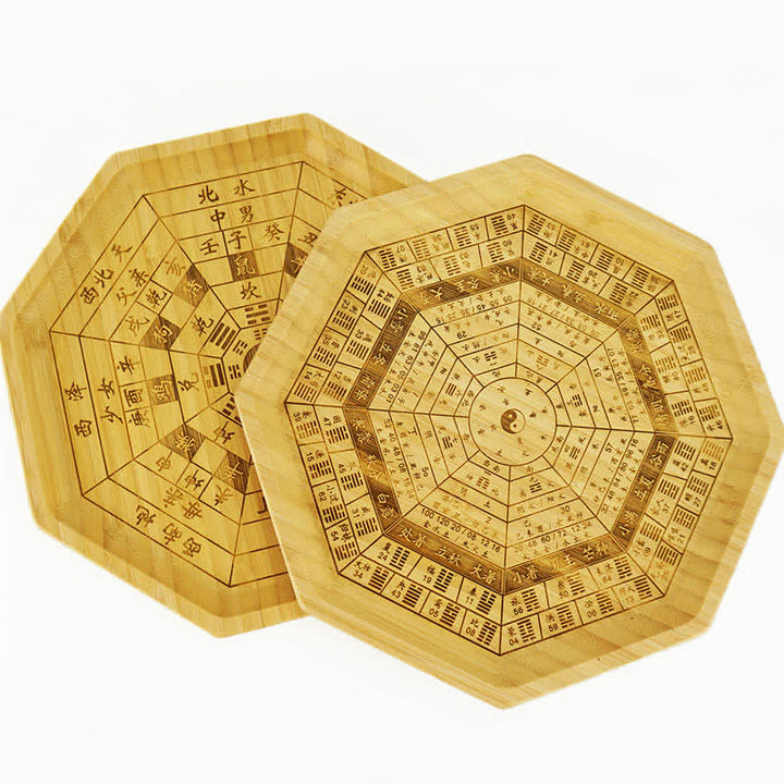 Mappa Feng Shui Bambù Bagua Mappa dell'Energia dell'Armonia - image 0