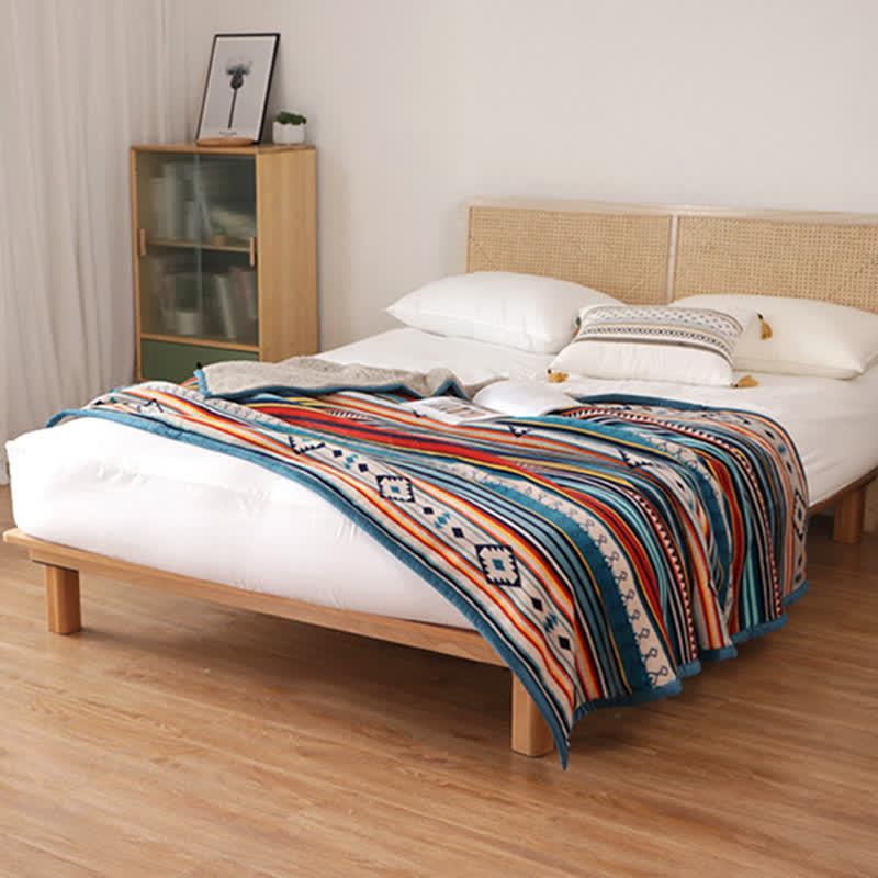 Coperta da letto morbida e calda geometrica Buddha Stones - image 16