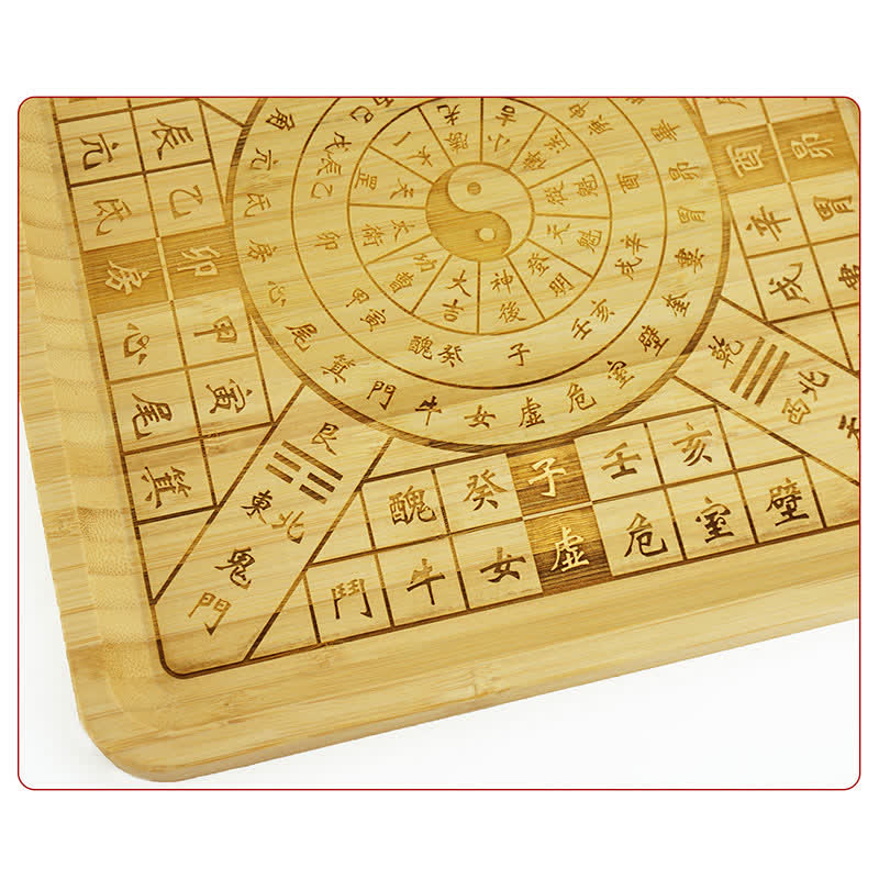 Mappa Feng Shui Bambù Bagua Mappa dell'Energia dell'Armonia - image 13