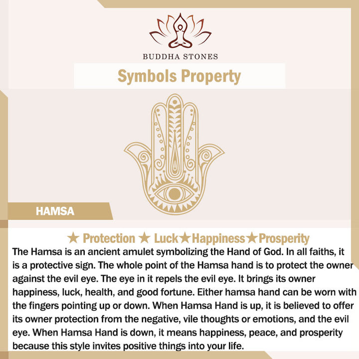 Buddha Stones Simbolo Hamsa Protezione dal malocchio Prosperità Decorazione della casa - image 3