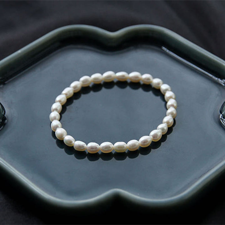 Braccialetto di perline curative in perle naturali Buddha Stones
