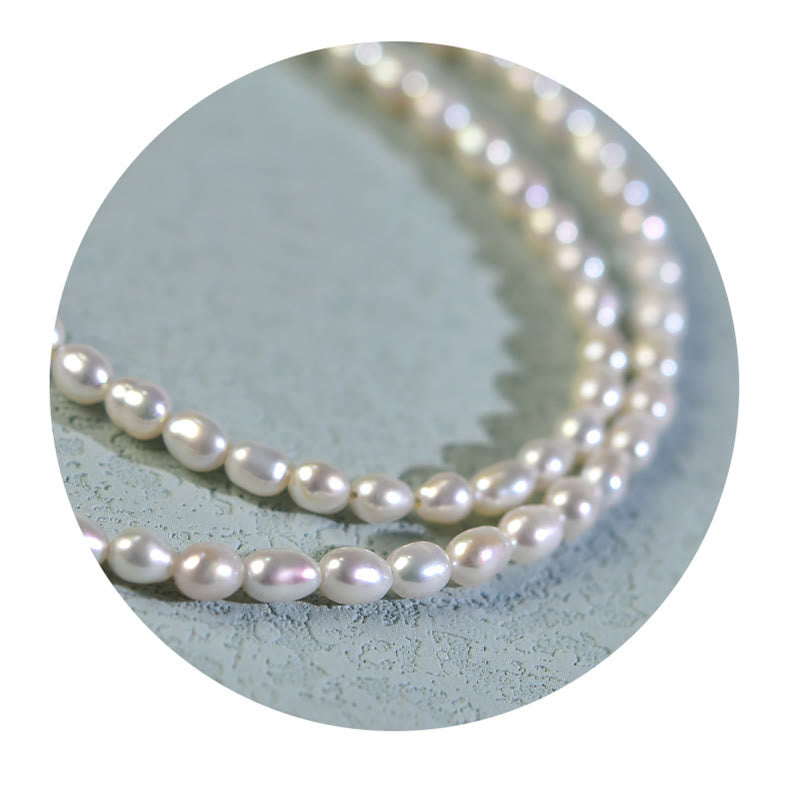 Collana con ciondolo in argento sterling 925 con perle naturali e larimar, motivo: Buddha Stones - image 7