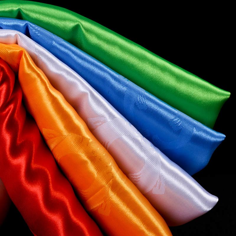 Decorazione Khata di 5 colori di buon auspicio della benedizione tibetana - image 18