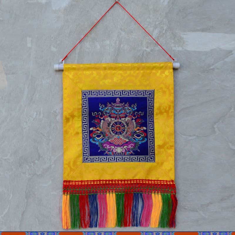 Vajra Simboli di buon auspicio Potere spirituale Arte murale