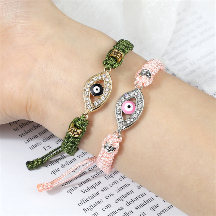 Braccialetto di corda Buddha Stones Evil Eye Keep Away Evil Spirits - image 74