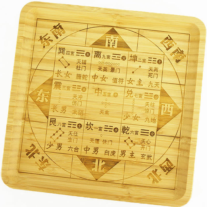 Mappa Feng Shui Bambù Bagua Mappa dell'Energia dell'Armonia - image 15