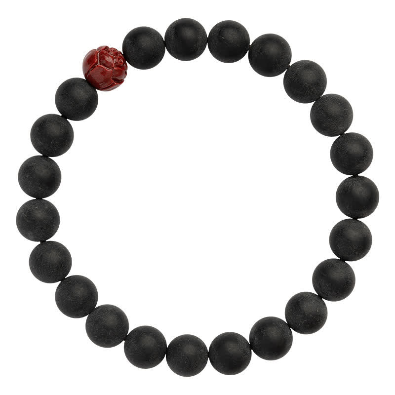 Braccialetto di guarigione Buddha Stones Tibetan Cypress Cinnabar Lotus