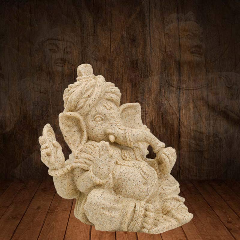 Statua dell'elefante Ganesh Ganpati Benedizione Protezione Decorazione della casa - image 6