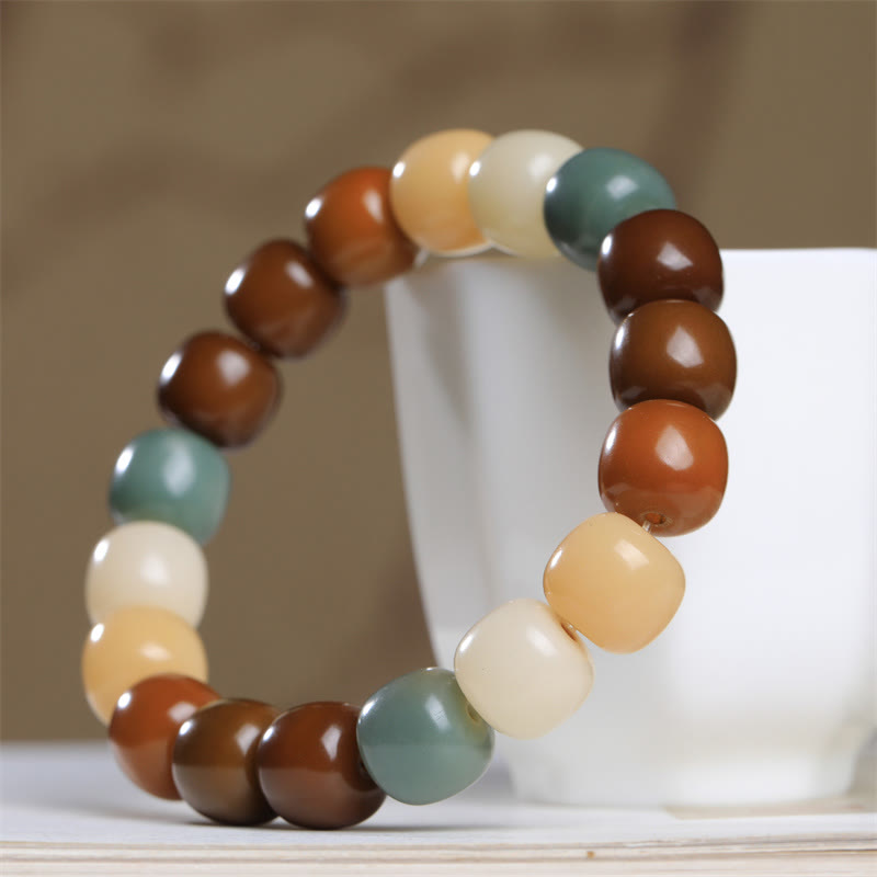 Bracciale Buddha Stones Multicolore Bodhi Seed Keep Away Evil Spirits