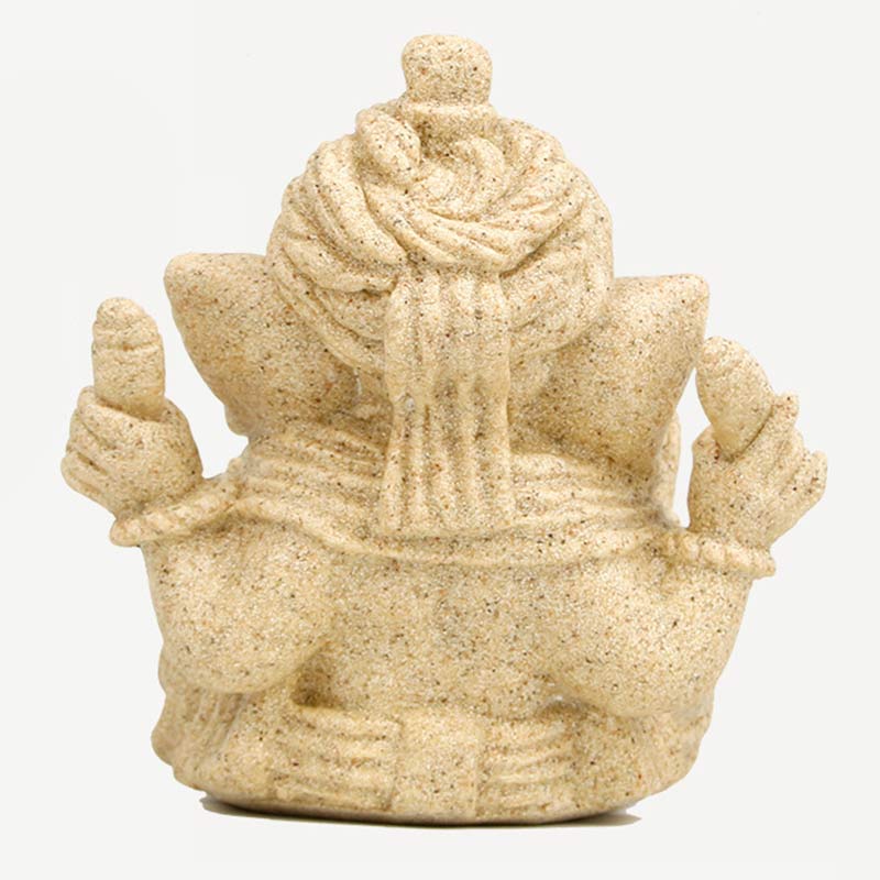 Statua dell'elefante Ganesh Ganpati Trasformazione Decorazione della casa - image 7