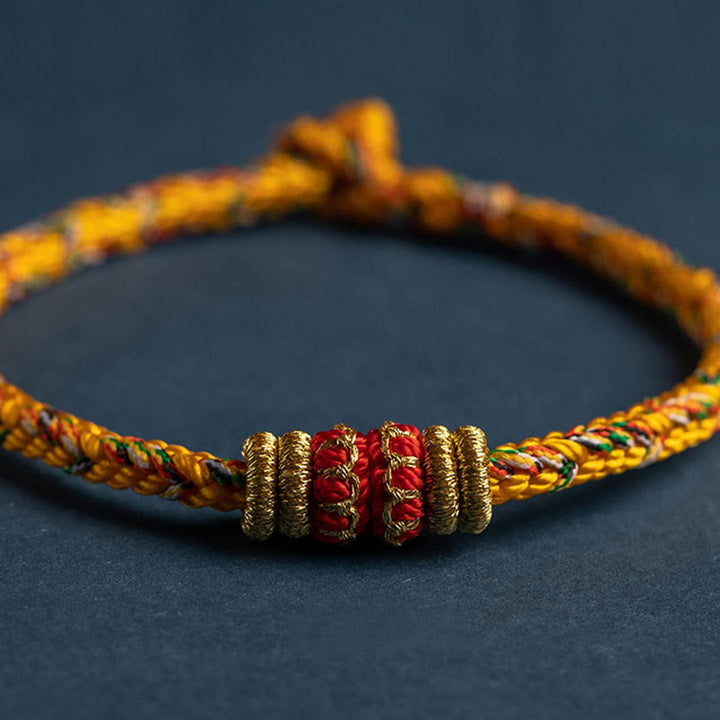Braccialetto intrecciato fatto a mano con Buddha Stones, portafortuna e forza, in Tibet. - image 15