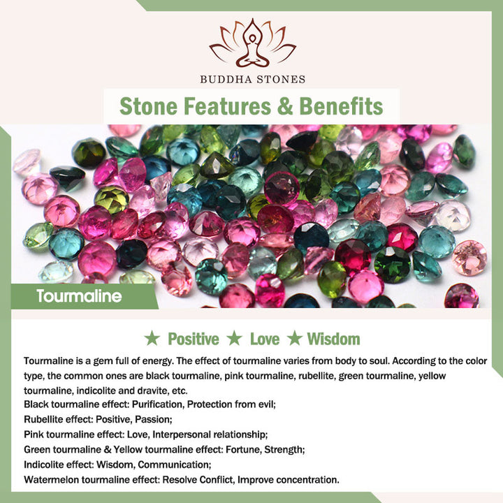 Buddha Stones Anello elastico curativo PiXiu con mini perline da 3 mm in pietra di luna naturale, tormalina, granato, perla, quarzo fragola. - image 20
