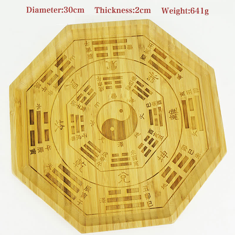 Mappa Feng Shui Bambù Bagua Mappa dell'Energia dell'Armonia - Mappa Bagua 30cm - image 38