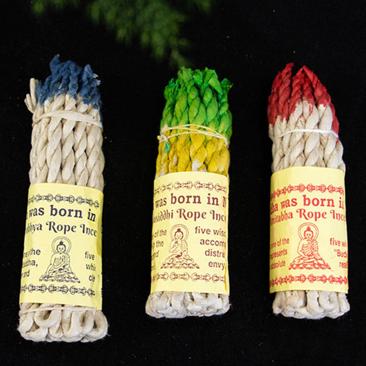 Buddha Stones Nepal Corda Incenso Purificante Guarigione Meditazione Incenso - image 9