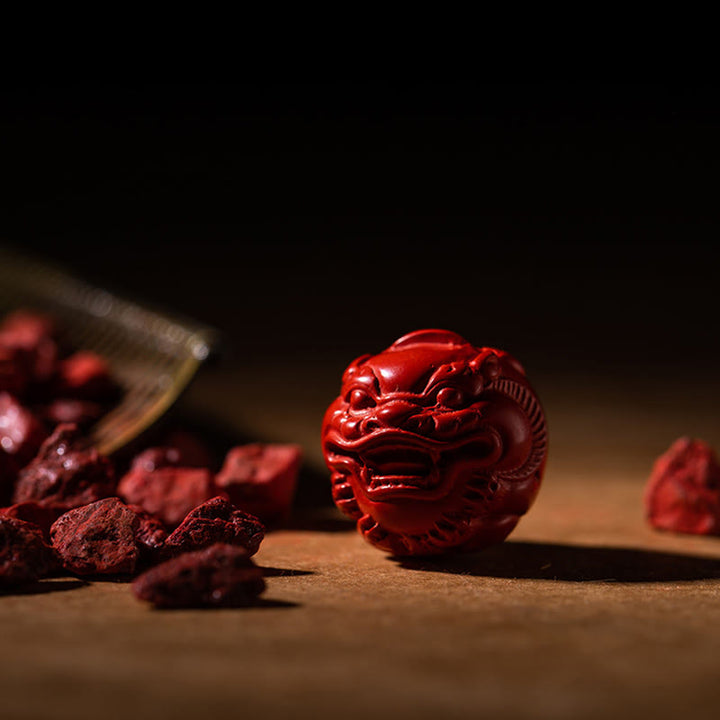 Buddha Stones Tibet Om Mani Padme Hum PiXiu Moneta di rame Piccola foglia Sandalo rosso Cinabro Protezione Portachiavi