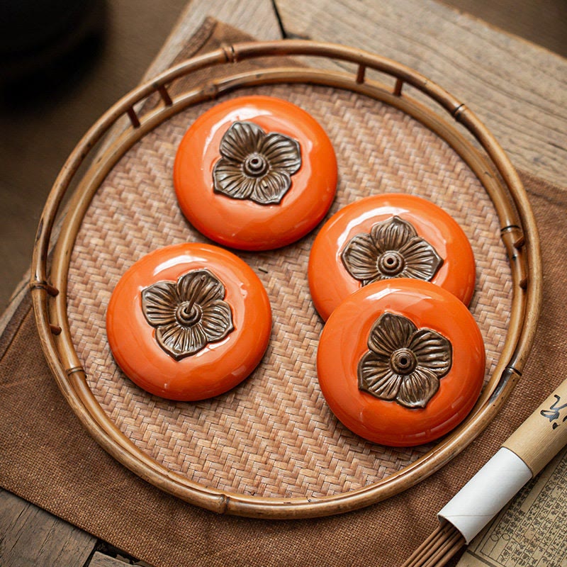 Bruciatore di incenso in ceramica per meditazione e guarigione, porta incenso