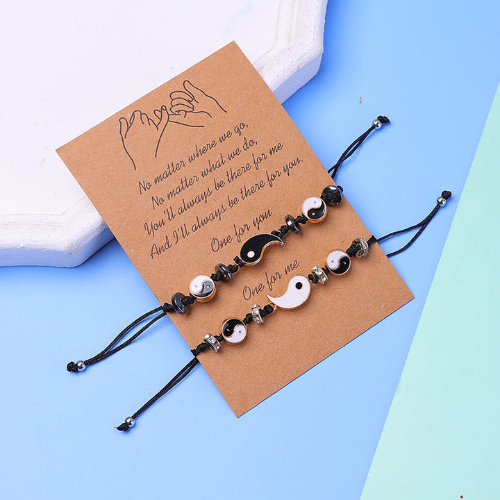 Braccialetto di coppia in ematite Yin Yang Buddha Stones 2 pezzi - Yin Yang (EDIZIONE LIMITATA CON CARTA) - image 25