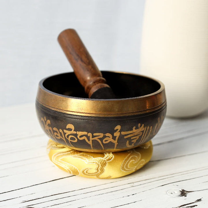 Pacchetto regalo in pietra di Buddha tibetano Om Mani Padme Hum - image 1