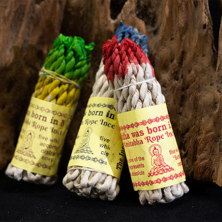 Buddha Stones Nepal Corda Incenso Purificante Guarigione Meditazione Incenso - image 0