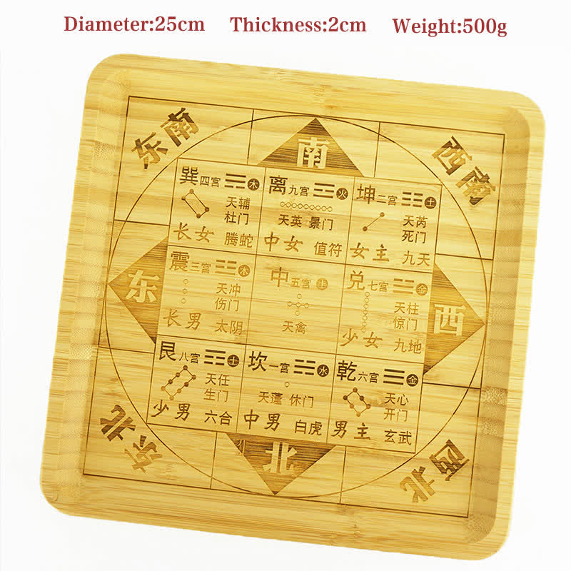 Mappa Feng Shui Bambù Bagua Mappa dell'Energia dell'Armonia - Mappa Bagua dei Nove Palazzi Qimen - image 14