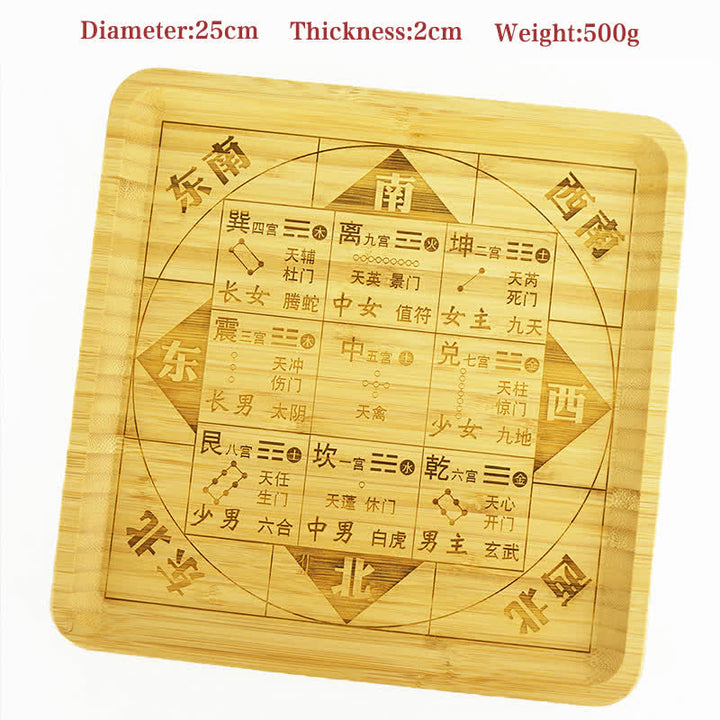 Mappa Feng Shui Bambù Bagua Mappa dell'Energia dell'Armonia - Mappa Bagua dei Nove Palazzi Qimen - image 14