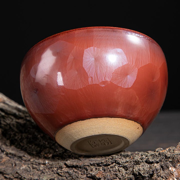 Buddha Stones fatte a mano Jianzhan cinese Lotus Design Tazza da tè in ceramica Tazza da tè Kung Fu