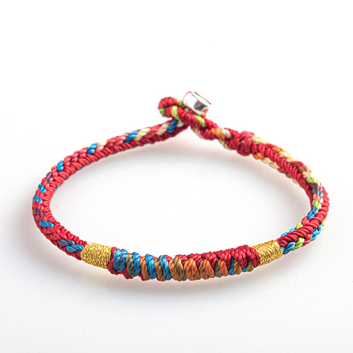 Bracciale multicolore Buddha Stones "Possa tu essere al sicuro e fortunato nell'anno a venire" - image 11