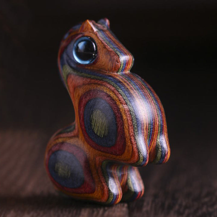 Buddha Stones Piccola foglia Sandalo rosso Sandalo verde Mini cavallo fortunato Protezione Decorazione - image 17