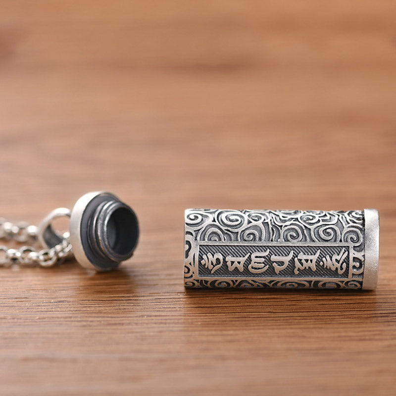 Collana con ciondolo di protezione delle sei vere parole Buddha Stones - image 7