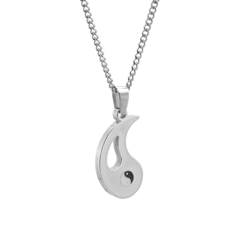 Collana con ciondolo Yin Yang da 2 pezzi - image 4