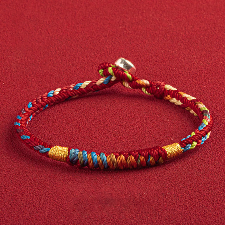 Bracciale multicolore Buddha Stones "Possa tu essere al sicuro e fortunato nell'anno a venire" - image 9
