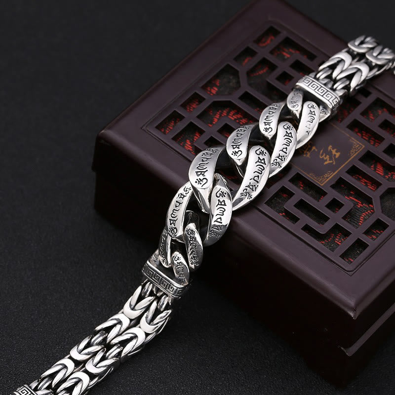 Bracciale Buddha Stones Om Mani Padme Hum inciso Pace Purezza
