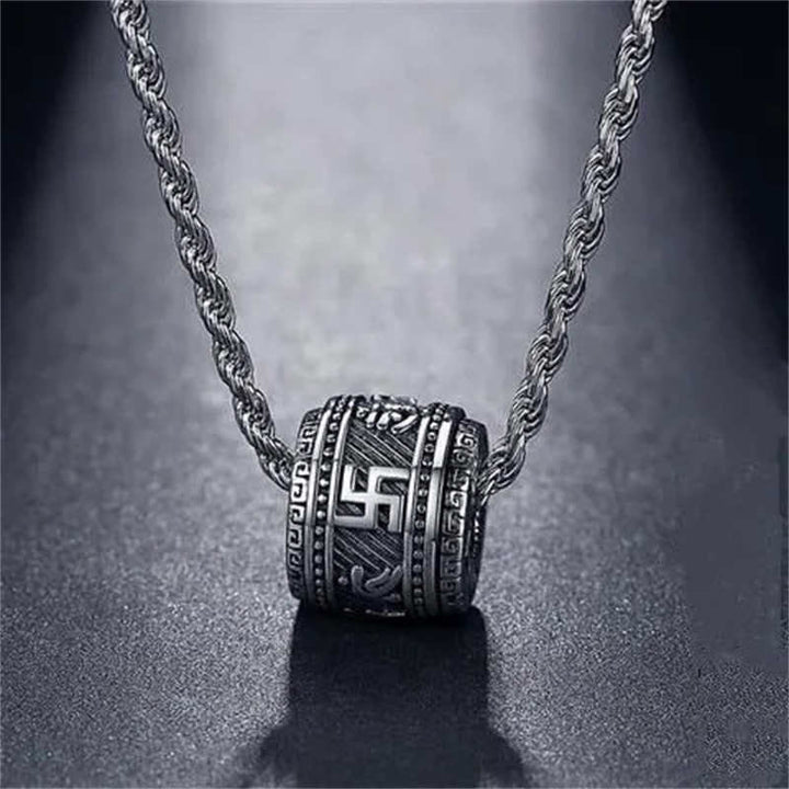 Collana con ciondolo di protezione Buddha Stones Tibet Om Mani Padme Hum - image 2