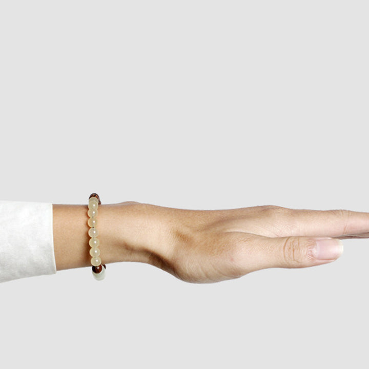 Bracciale Buddha Stones Jade Sandalwood Luck Abbondanza