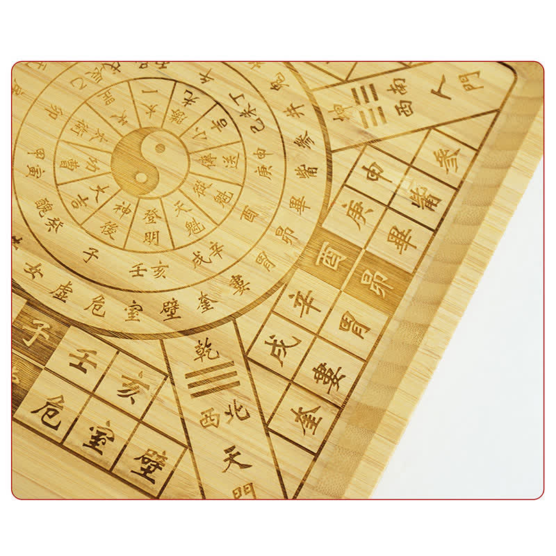 Mappa Feng Shui Bambù Bagua Mappa dell'Energia dell'Armonia - image 12