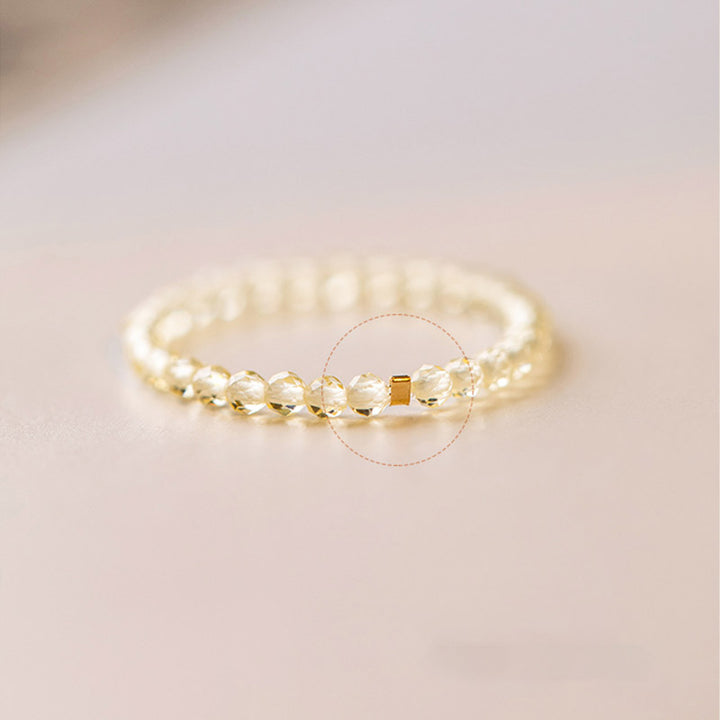 Anello portafortuna con citrino naturale Buddha Stones , simbolo di felicità e prosperità. - image 12