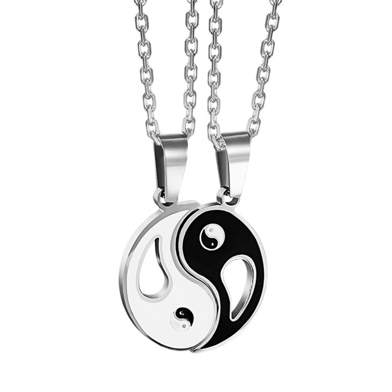 Collana con ciondolo Yin Yang da 2 pezzi - image 0